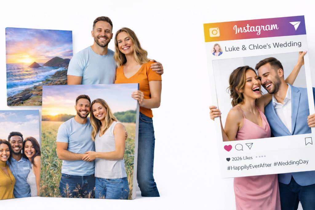 Professional printing - canvas and wall art, photo props and custom prints